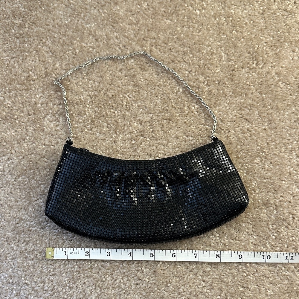 Y2K Black Sequin Clutch